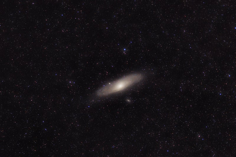My very first image of a deep sky object: the Andromeda Galaxy.