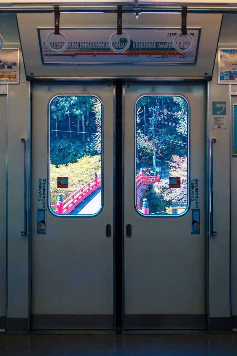 A view from the train to Koyasan
